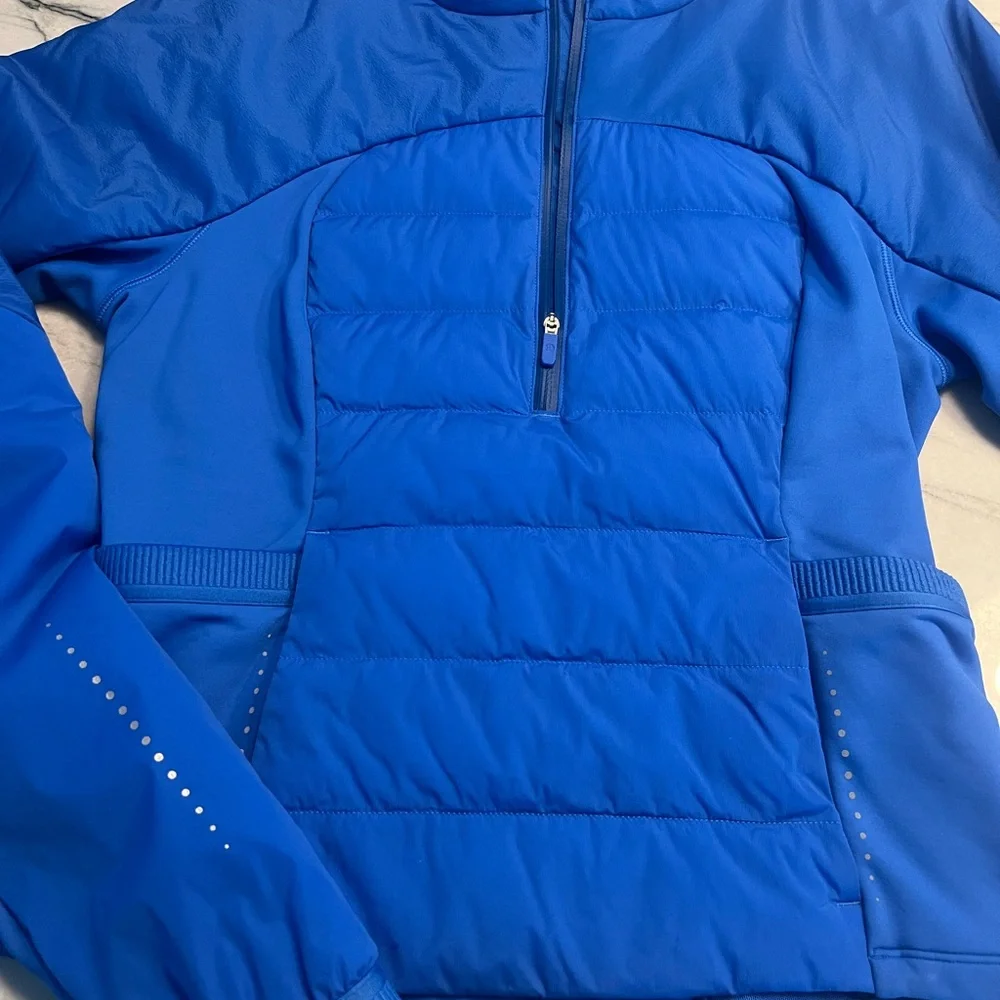 Lululemon Pull-over Blue Down Jacket - Picture 3 of 12